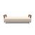 Ran Deluxe Excess Lounger Fabric Sofa Bed