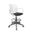 Spacio Polypropylene Gaslift Swivel Office Draughtman Armchair w/Pad Seat
