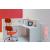 ORGANIC L-Shaped Medium Reception Desk w/Left Side RGB Light Panel