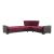 Armada X Microfiber/PU Convertible L-Shaped Sectional
