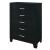 Reid Velvet/Wood Panel Bedroom Set w/LED Lighting
