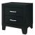 Reid Velvet/Wood Panel Bedroom Set w/LED Lighting