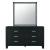 Reid Velvet/Wood Panel Bedroom Set w/LED Lighting