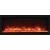 XT Extra Tall Indoor/Outdoor Electric Built-in Fireplace w/ Black Steel Surround