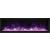 XS Extra Slim Indoor/Outdoor Electric Built-in Fireplace w/Black Steel Surround