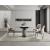 RH 130 Ceramic/Stainless Steel Extension Dining Table