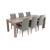 Rhine Extendable Dining Set w/Elke Chair