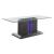 Rhyl Glass/Wood Coffee Table w/LED Light