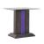Rhyl Glass/Wood Coffee Table Set w/LED Light