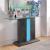 Rhyl Glass/Wood Sofa Table w/LED Light
