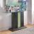Rhyl Glass/Wood Sofa Table w/LED Light