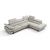Rimini Premium Italian Leather Right Hand Facing Sectional