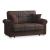 Rio Grande Fabric Convertible Loveseat