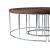 Ripples Handmade Ridged Wood Coffee Table