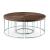 Ripples Handmade Ridged Wood Coffee Table