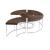Ripples Handmade Ridged Wood Coffee Table