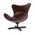 Lazy Metal/Leather Lounge Armchair