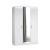 Roma Glossy 3-Door Wardrobe w/Mirror & 2-Drawer Storage