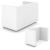 ICE Melamine Office Reception Unit for 1 Working Place (without desk)