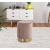 Remmey Round Velvet Ottoman