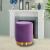 Remmey Round Velvet Ottoman