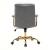 Regina Padded Leather Adjustable Swivel Executive Office Chair