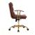 Regina Padded Leather Adjustable Swivel Executive Office Chair