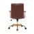 Regina Padded Leather Adjustable Swivel Executive Office Chair