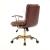 Regina Padded Leather Adjustable Swivel Executive Office Chair