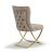 Royal Fabric Tufted Back Chair, Set of 2