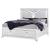 Romo Wood Storage Panel Bed w/LED Light, Queen Size