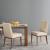 Romy Fabric/Wood Customizable Dining Chair