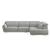 Ronda Polyester Fabric Right Arm Chaise Facing Sectional Sofa