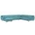 Ronda Fabric L-Shaped Left Arm Chaise Facing Sectional Sofa
