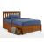 Spices Rosemary Wood K-Series High/Low Platform Bed