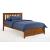 Spices Rosemary Wood K-Series High/Low Platform Bed, King Size