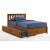 Spices Rosemary Wood K-Series High/Low Platform Bed