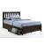 Spices Rosemary Wood K-Series High/Low Platform Bed