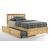Spices Rosemary Wood K-Series High/Low Platform Bed
