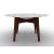 Abrey Wood/Ceramic Round Dining Table