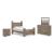 Rusticott MDF Poster Bedroom Set