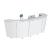 WRS Tera 132-inch U-Shape Reception Desk