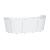 WRS Tera 132-inch U-Shape Reception Desk