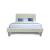 Heather Velvet Platform Full Size Bed