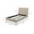 Heather Velvet Platform Twin Size Bed