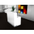 ORGANIC L-Shaped Medium Reception Desk w/Right Side RGB Light Panel