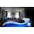 Denia Eco Leather Modern Queen Size Platform Bed w/Lighting