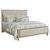 West Fork Jacksonville Fabric/Wood Panel Bed, King Size