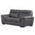 S173 Top Grain Leather Match Loveseat