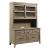 Urban Cottage Barlow Wood Office Credenza/Hutch w/2 Doors & 5 Drawers